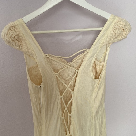 Timjan Design Off White Esmeralda Dress M - Picture 8 of 13